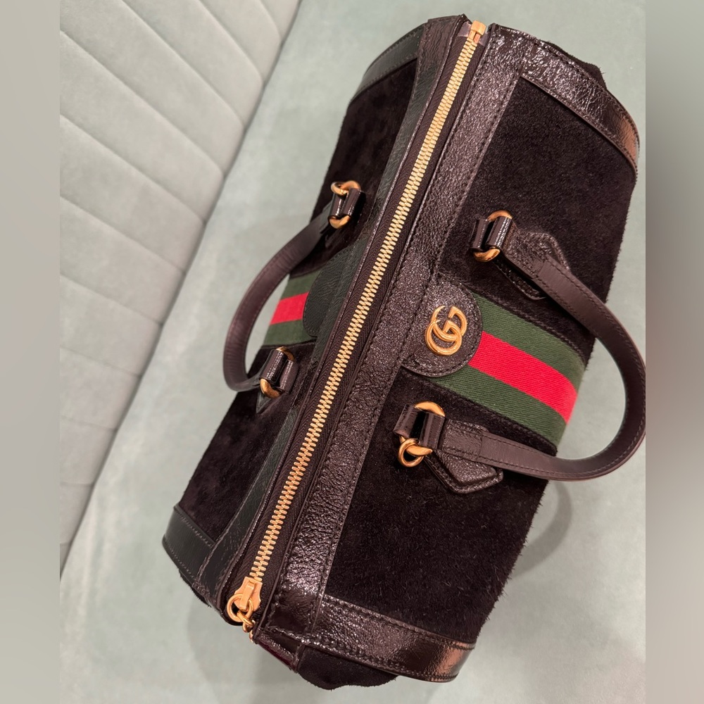 Gucci Suede Medium Ophidia Tote / 524537 I Includes strap and dust bag I - Picture 11 of 11